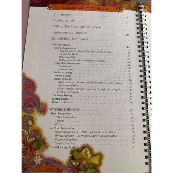 Fabric Embellishing: The Basics & Beyond Book By Ruth Chandler - Picture 2 of 4